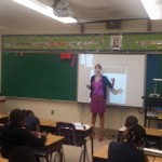 Attorney Keisha A. Garner participated in career day at John Hanson French Immersion School.