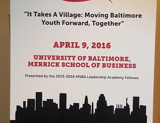 “It Takes A Village: Moving Baltimore Youth Forward, Together”